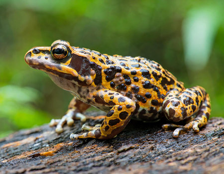 Yellow-spotted poison frog (Dendrobates leucomystax)の素材