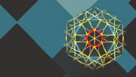 Abstract fractal for creative design, art illustration. Background with a kaleidoscope effect.の素材