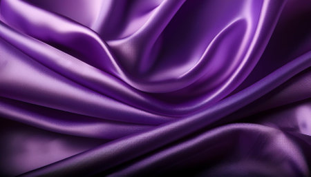purple satin background close up, luxury cloth texture for backgroundの素材