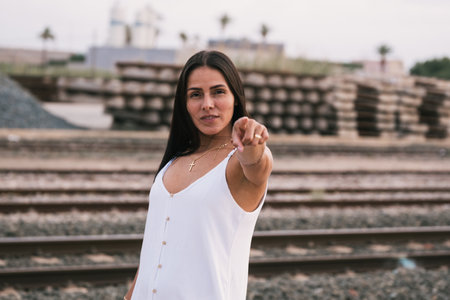 walking along the railroad tracks