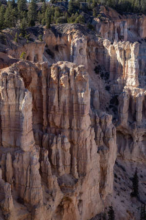 Beautiful View of an American landscape during a sunny day. Taken in Bryce Canyon National Park,...