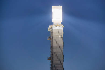 Big Tower at the Solar Power Station in Negev desert in Israel.