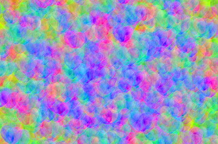 many hearts coloful on a background illustrationの写真素材