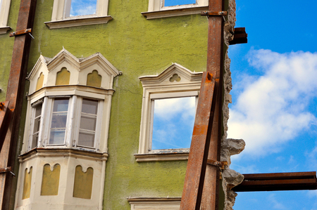 old House is demolished in Austria photoの写真素材