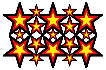 star pic in the color of germanyの写真素材