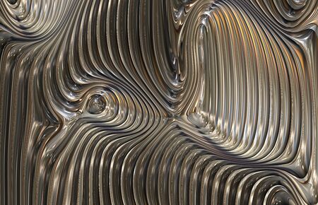 Futuristic abstract metal steelの写真素材