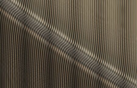 Futuristic shiny abstract metal