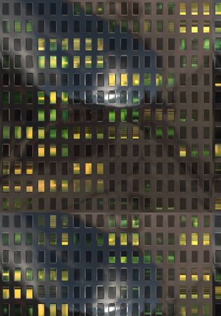 Building skycraper city windowsの写真素材