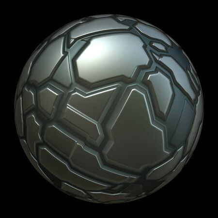 Futuristic 3d globe sphereの写真素材