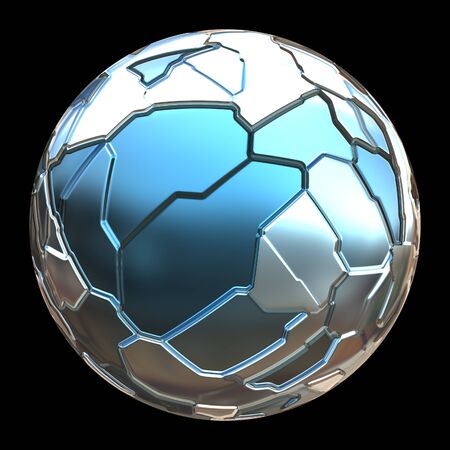Futuristic 3d globe sphereの写真素材