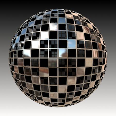 Futuristic 3d globe sphereの写真素材