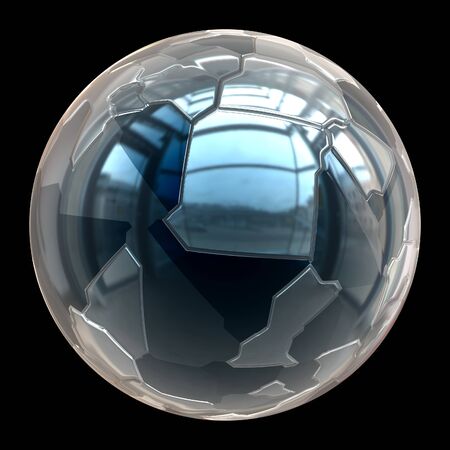 Futuristic 3d globe sphereの写真素材