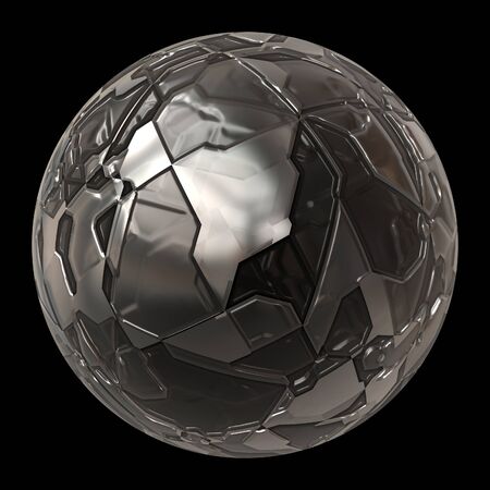 Futuristic 3d globe sphereの写真素材