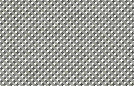 Wooden lattice fenceの写真素材