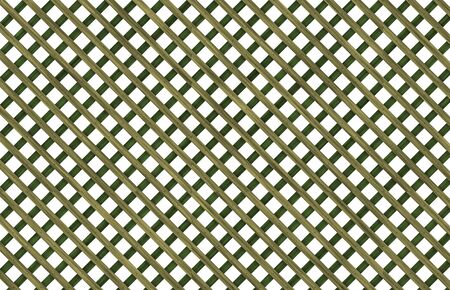 Wooden lattice fenceの写真素材