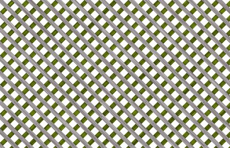 Wooden lattice fenceの写真素材