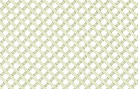 Wooden lattice fenceの写真素材