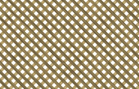 Wooden lattice fenceの写真素材