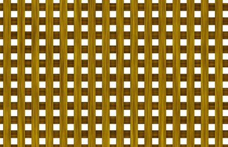 Wooden lattice fenceの写真素材