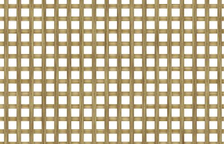 Wooden lattice fenceの写真素材