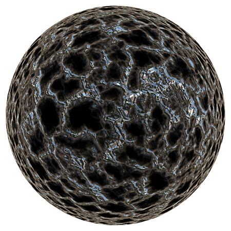 Futuristic 3d sphere isolatedの写真素材