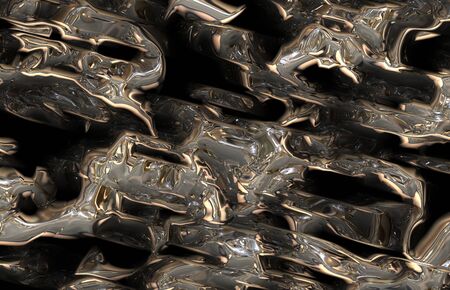 Abstract scifi metal steelの写真素材
