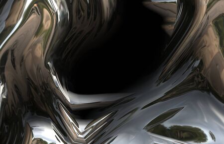 Abstract scifi metal steelの写真素材