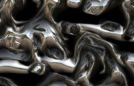 Abstract scifi metal steelの写真素材
