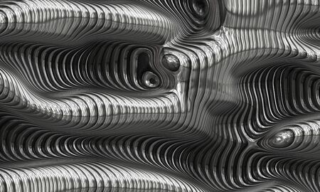 Abstract scifi metal steelの写真素材