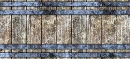 Wooden barrel templateの写真素材