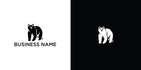 Bear Logo Icon Designs Vector. Bears Logo Concepts. Icon Symbol.のイラスト素材