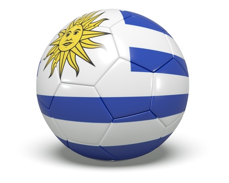 Soccer Ball - Uruguay の写真素材