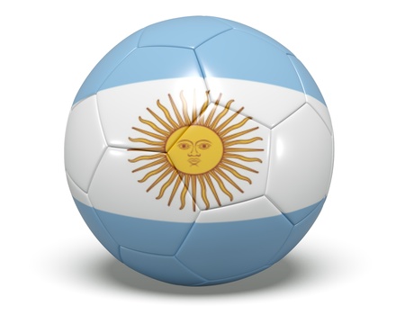 Soccer Ball - Argentinaの写真素材