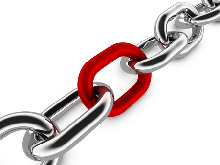 Metal Chain Concept Graphicの写真素材