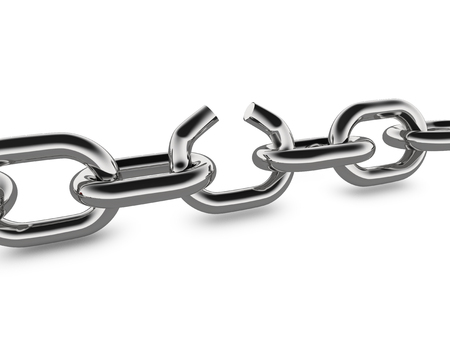 Metal Chain Concept Graphicの写真素材