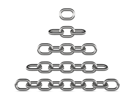Metal Chain Concept Graphicの写真素材