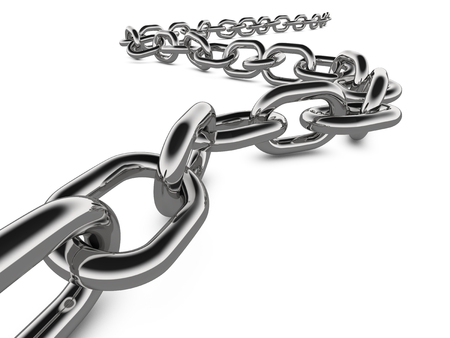 Metal Chain Concept Graphicの写真素材