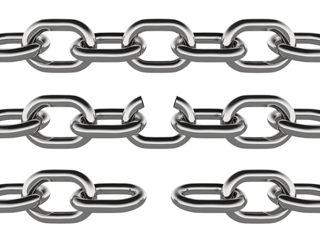 Metal Chain Concept Graphicの写真素材