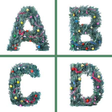 Nice Christmas Alphabet の写真素材