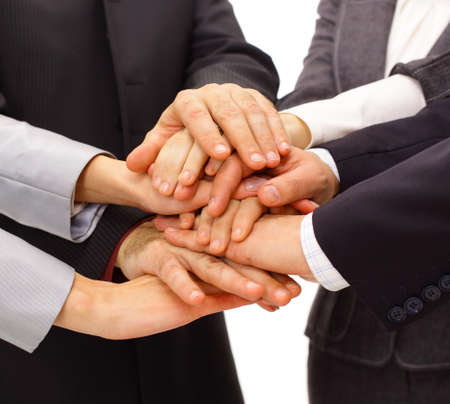Handshake and teamwork 