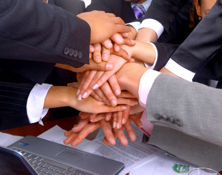 Handshake and teamwork