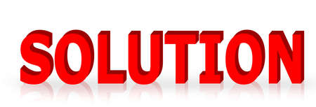 word solutionの写真素材