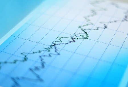 blue diagram の写真素材