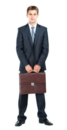 businessman with briefcaseの写真素材