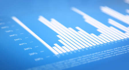 financial graph の写真素材