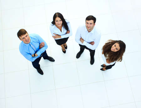 Top view of business peopleの写真素材