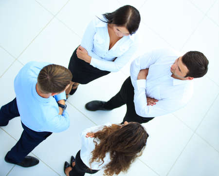 Top view of business peopleの写真素材