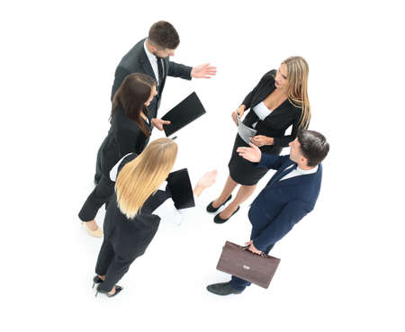 Group of successful business people looking confidentの写真素材