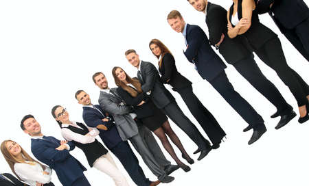 Young attractive business people - the elite business team