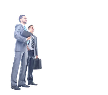 business mans looking at search lineの写真素材